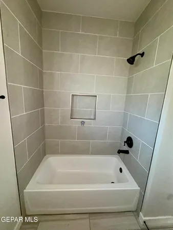 a close up of a bathtub