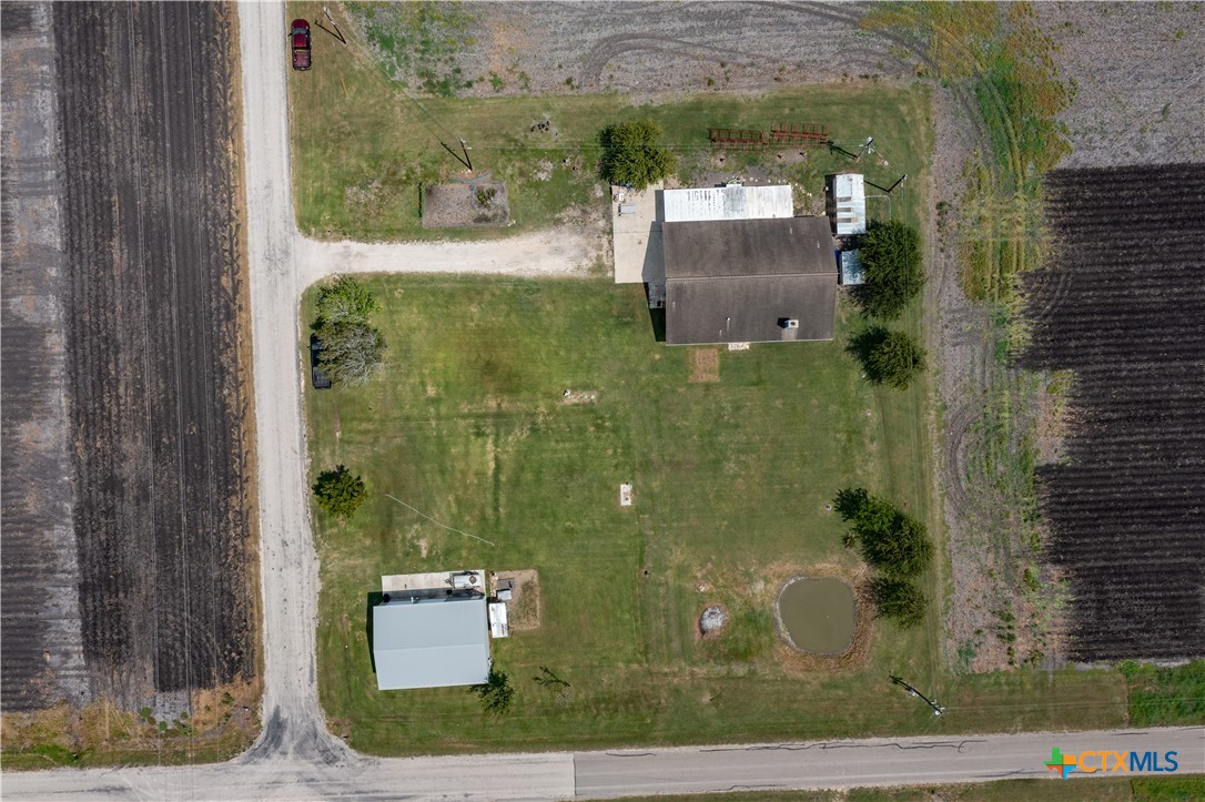 2507 Boyd Road Port Lavaca, TX 77979 - Photo 42 of 47 an aerial view of a house with a yard