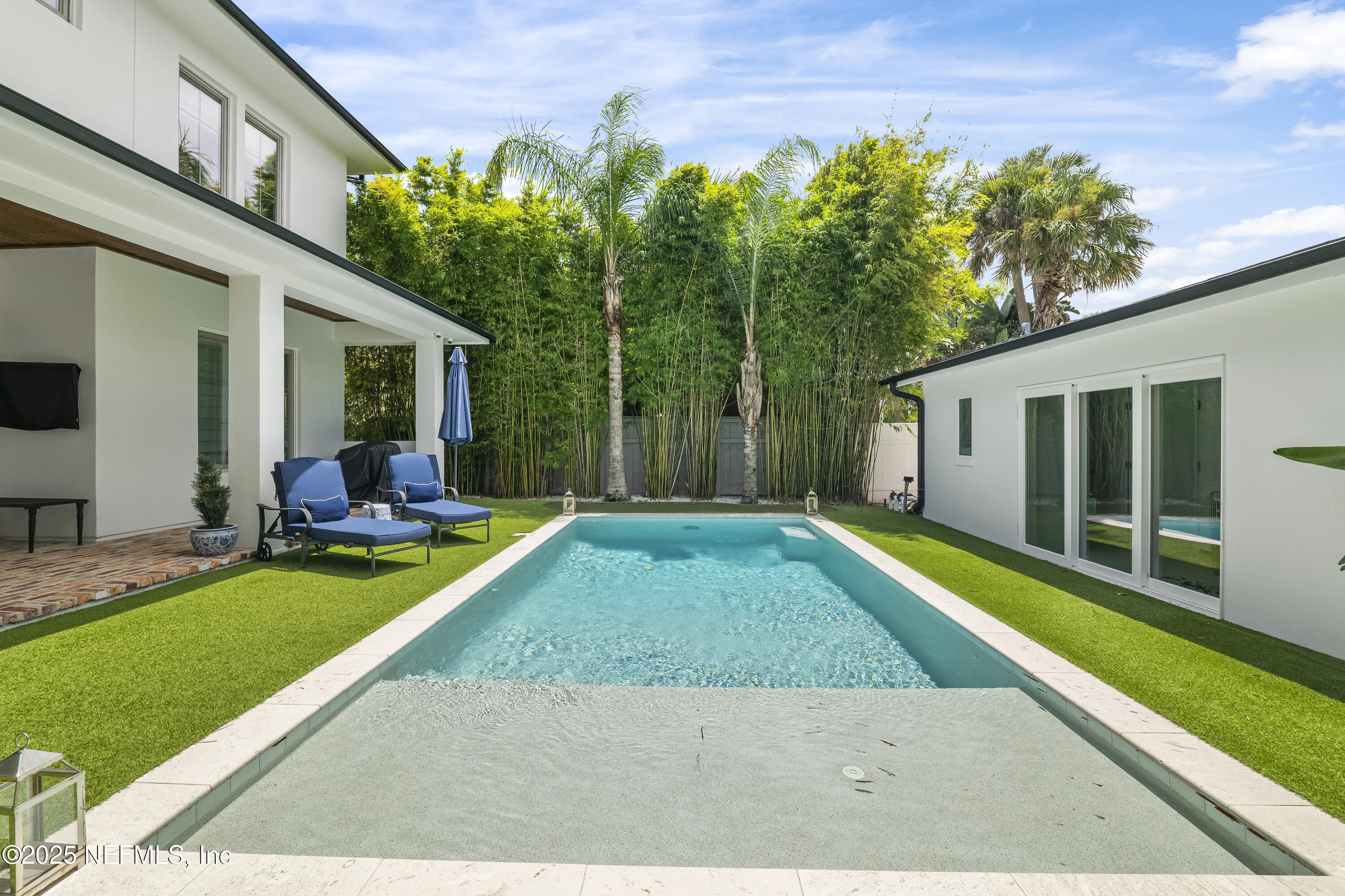 1602 First Street Neptune Beach, FL 32266 - Photo 41 of 51 Pool with Sun Shelf
