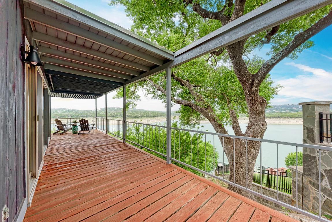 8130 Joy Road Volente, TX 78641 - Photo 26 of 36 Deck with a water view