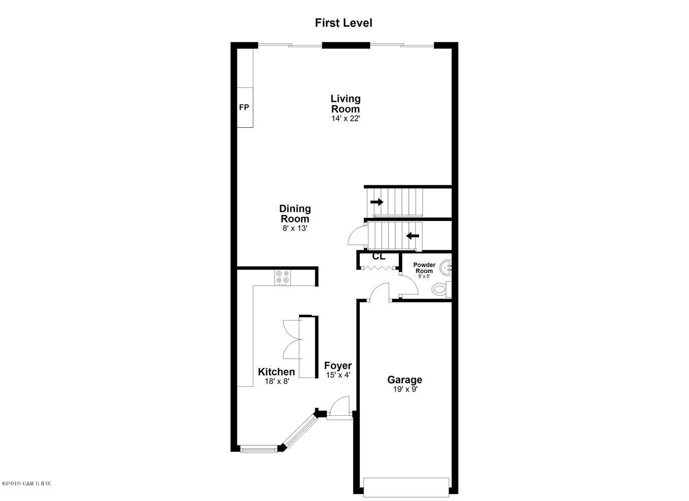 333 Palmer Hill Road, Unit 3C Riverside, CT 06878 - Photo 34 of 36 a picture of a floor plan