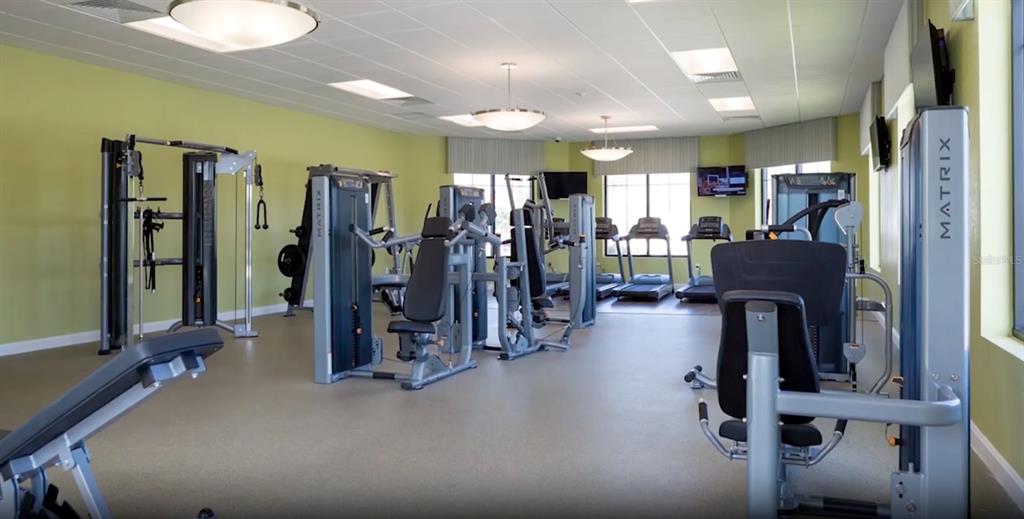 4378 Rhyme Street Kissimmee, FL 34746 - Photo 40 of 41 a view of a room with gym equipment