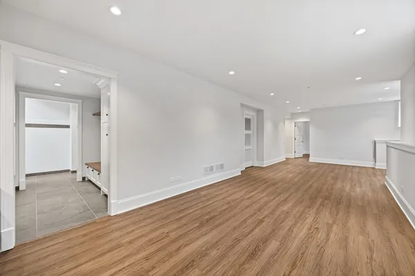 a view of empty room
