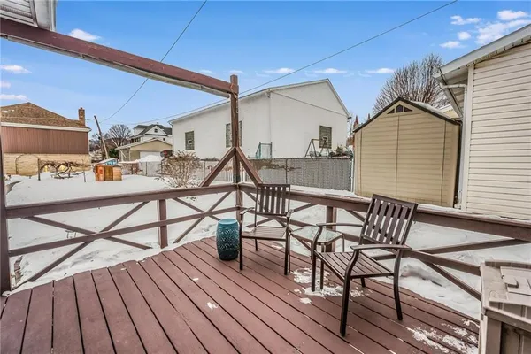 a view of outdoor space with seating space