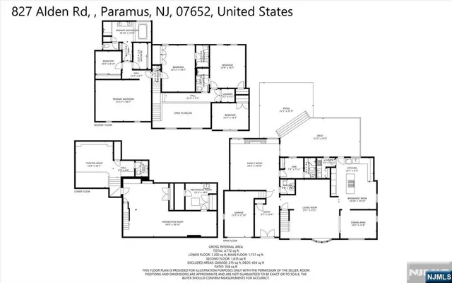 $8,500 | 827 Alden Road, Paramus, NJ 07652