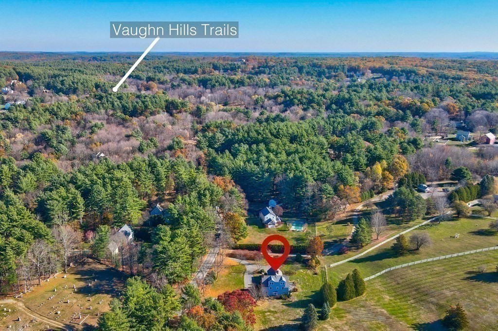 51 Green Road Bolton, MA 01740 - Photo 24 of 25 an aerial view of residential houses with outdoor space and street view