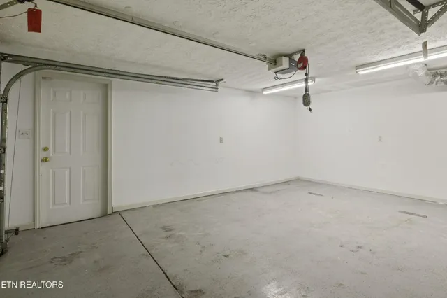 a view of a room with rack on the wall