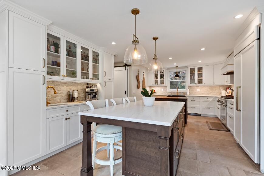 316 Valley Road Cos Cob, CT 06807 - Photo 9 of 42 Kitchen with Coffee Bar