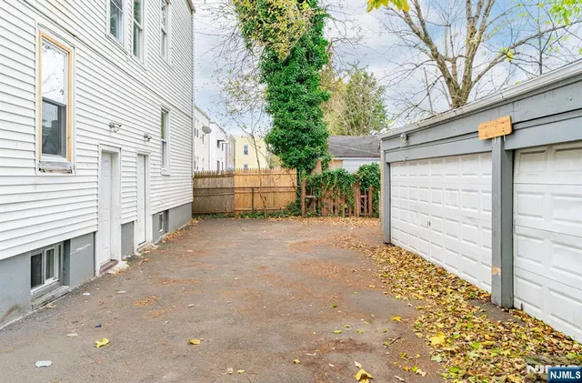 a backyard of a house