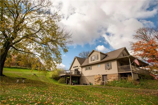 a view of house with outdoor space
