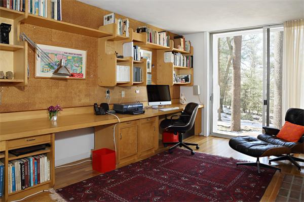 3 Old Conant Road Lincoln, MA 01773 - Photo 10 of 22 a view of a workspace with furniture and a window