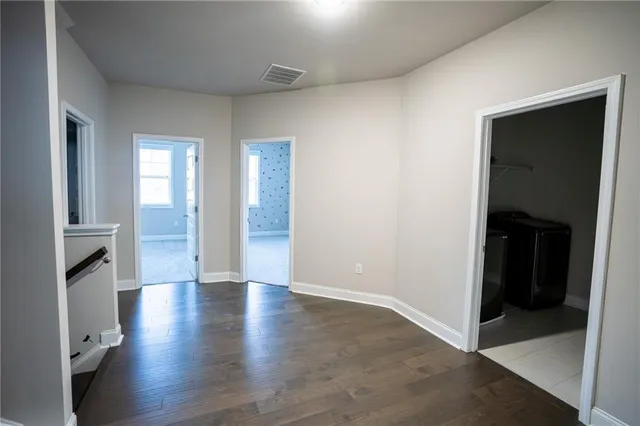 a view of storage and utility room