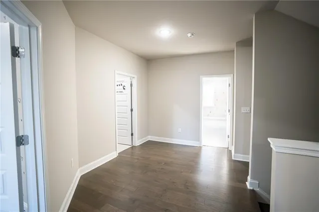 a view of an empty room