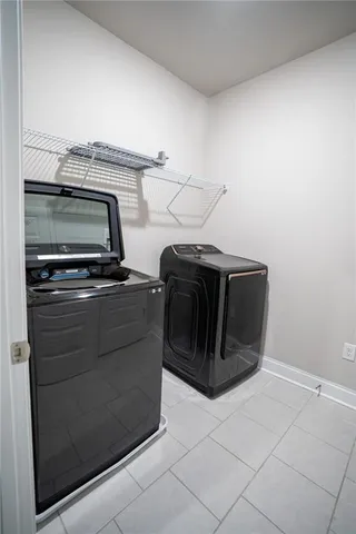 an empty room with a natural light