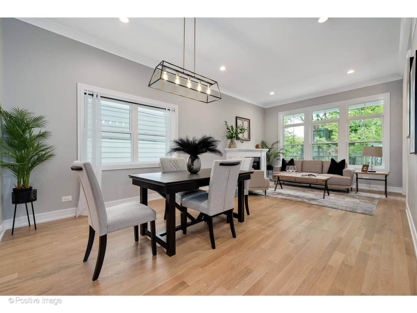 3107 North Oakley Avenue Chicago, IL 60618 - Photo 5 of 28 a living room with furniture and a large window