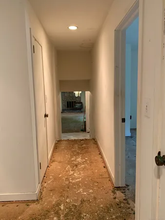 a view of empty room