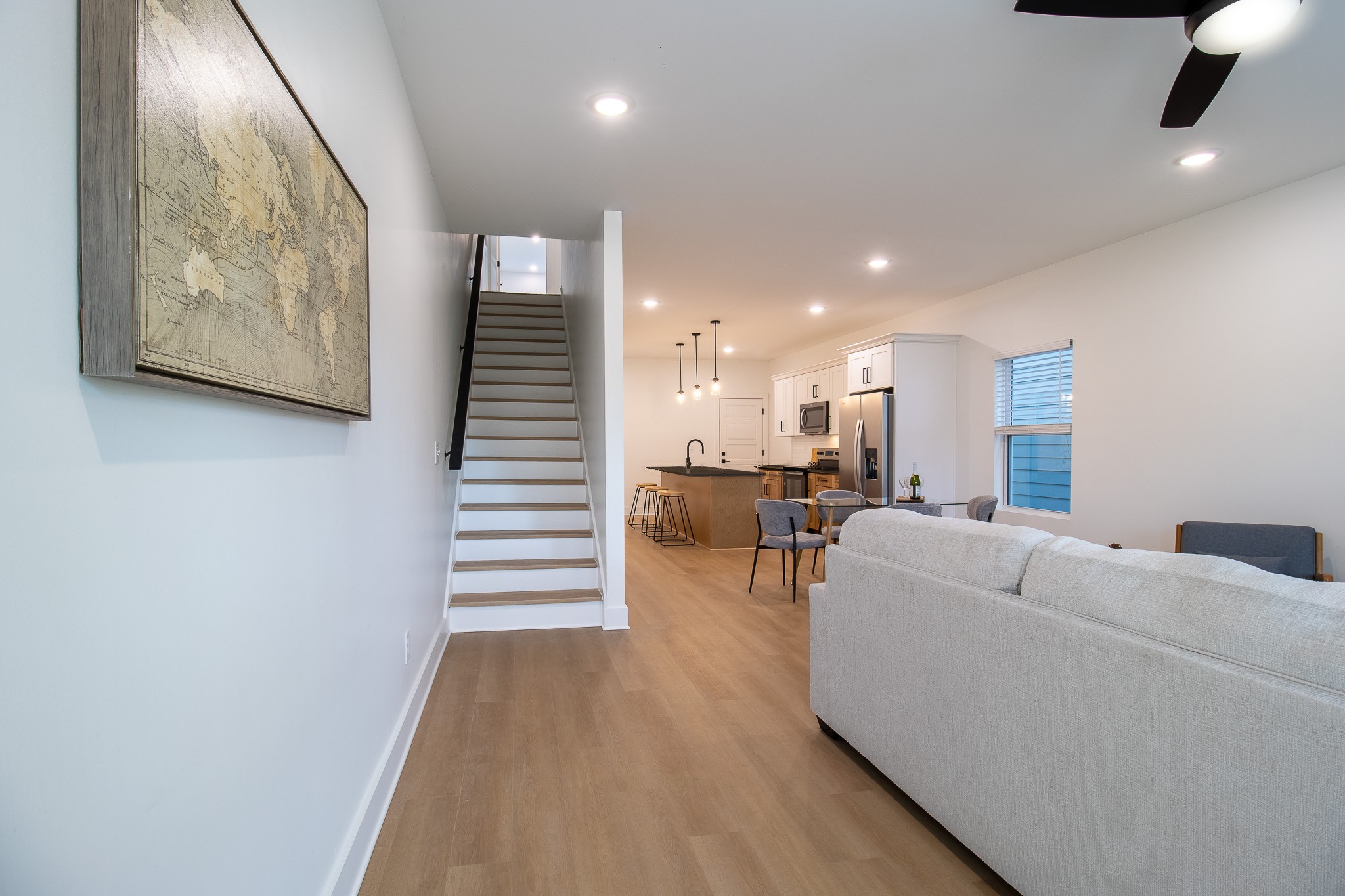 4024 University Avenue, Unit B Old Hickory, TN 37138 - Photo 13 of 30 a living room with furniture and a wooden floor