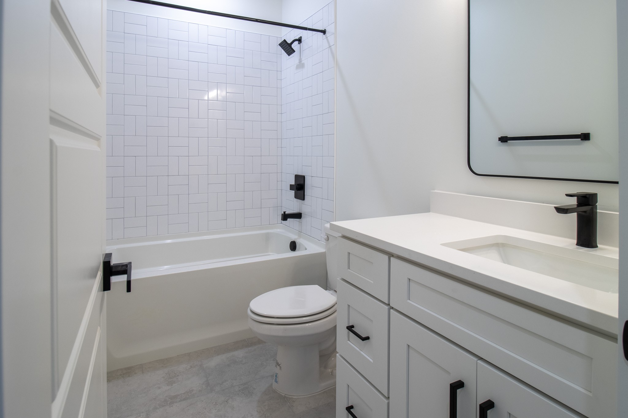 4024 University Avenue, Unit B Old Hickory, TN 37138 - Photo 25 of 30 a bathroom with a sink a toilet and shower