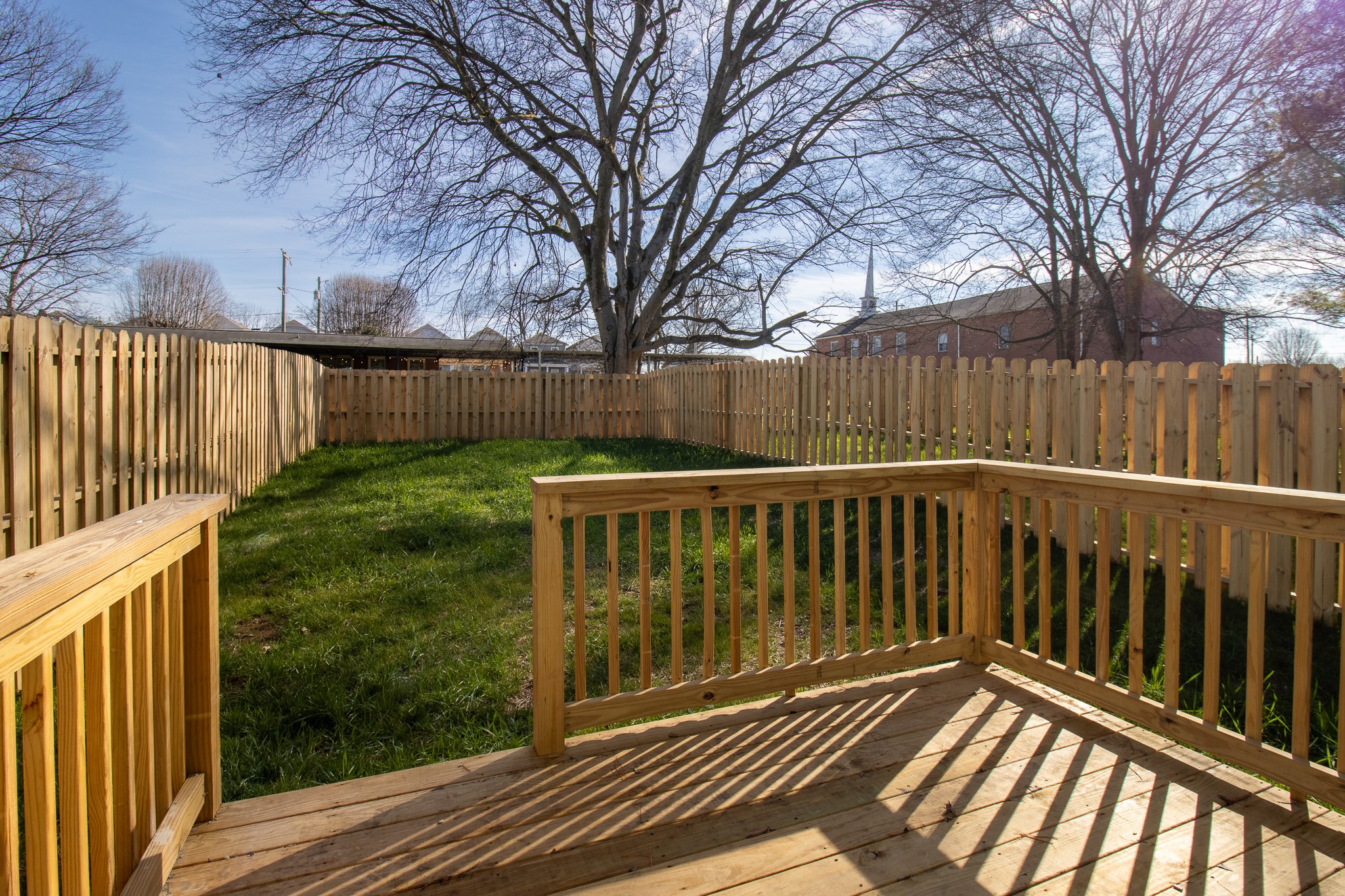 4024 University Avenue, Unit B Old Hickory, TN 37138 - Photo 30 of 30 a view of balcony with wooden fence