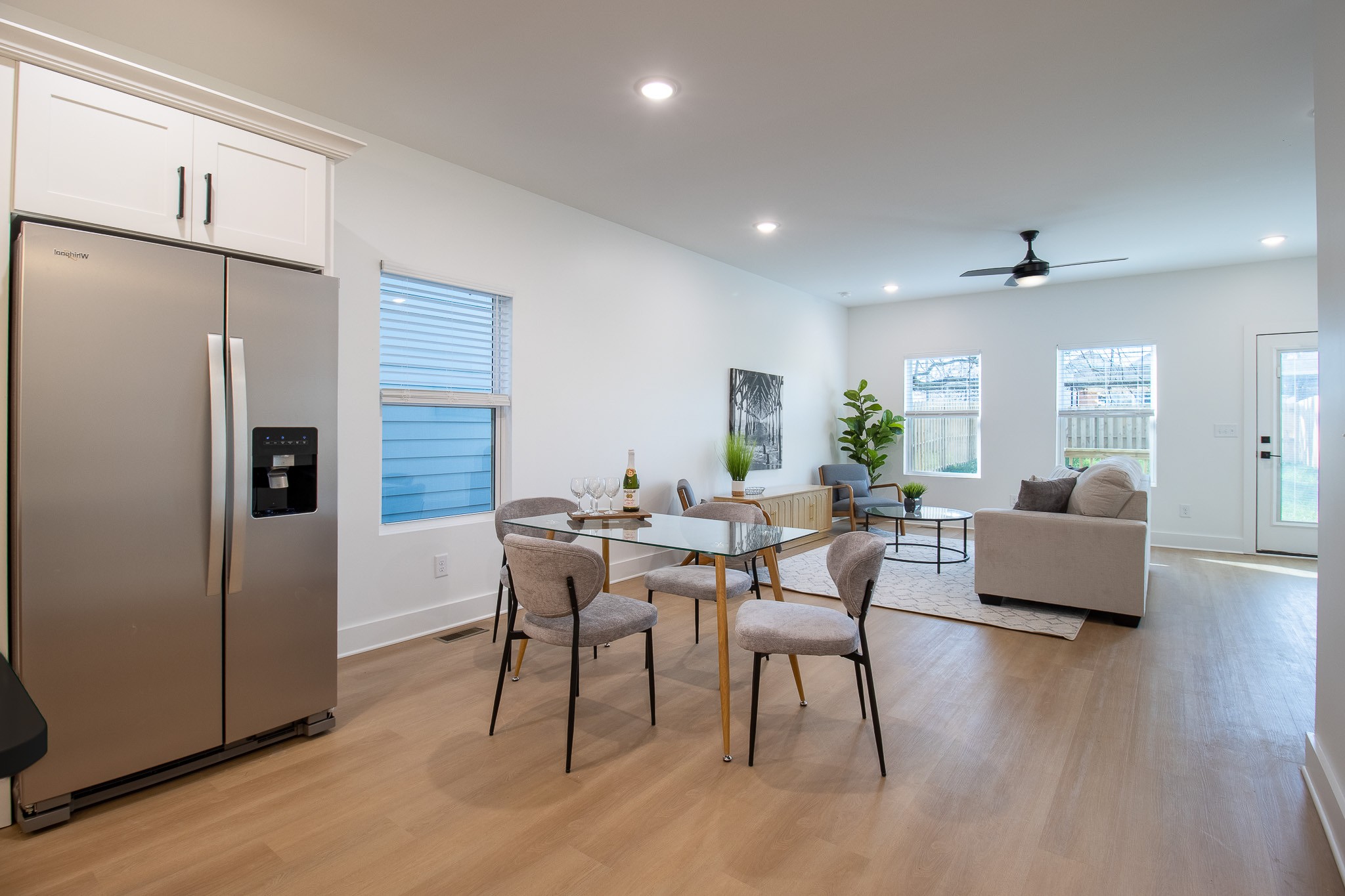 4024 University Avenue, Unit B Old Hickory, TN 37138 - Photo 9 of 30 a view of a dining room with furniture window and wooden floor