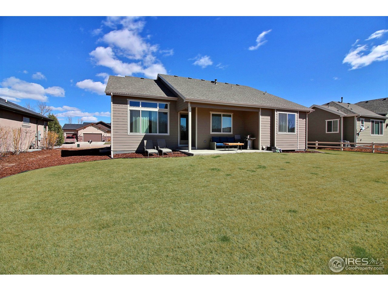 1518 Red Tail Road Eaton, CO 80615 - Photo 31 of 36 Great Backyard with Patio