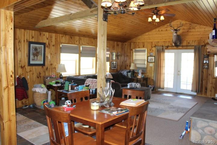 17075 County Road 220 Salida, CO 81201 - Photo 3 of 18 a view of a dining room with furniture window and outside view