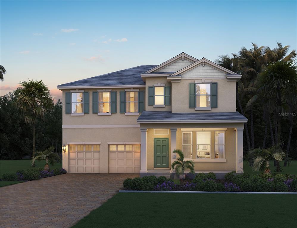 17882 Adrift Road Winter Garden, FL 34787 - Photo 1 of 1 a front view of a house with a yard and garage