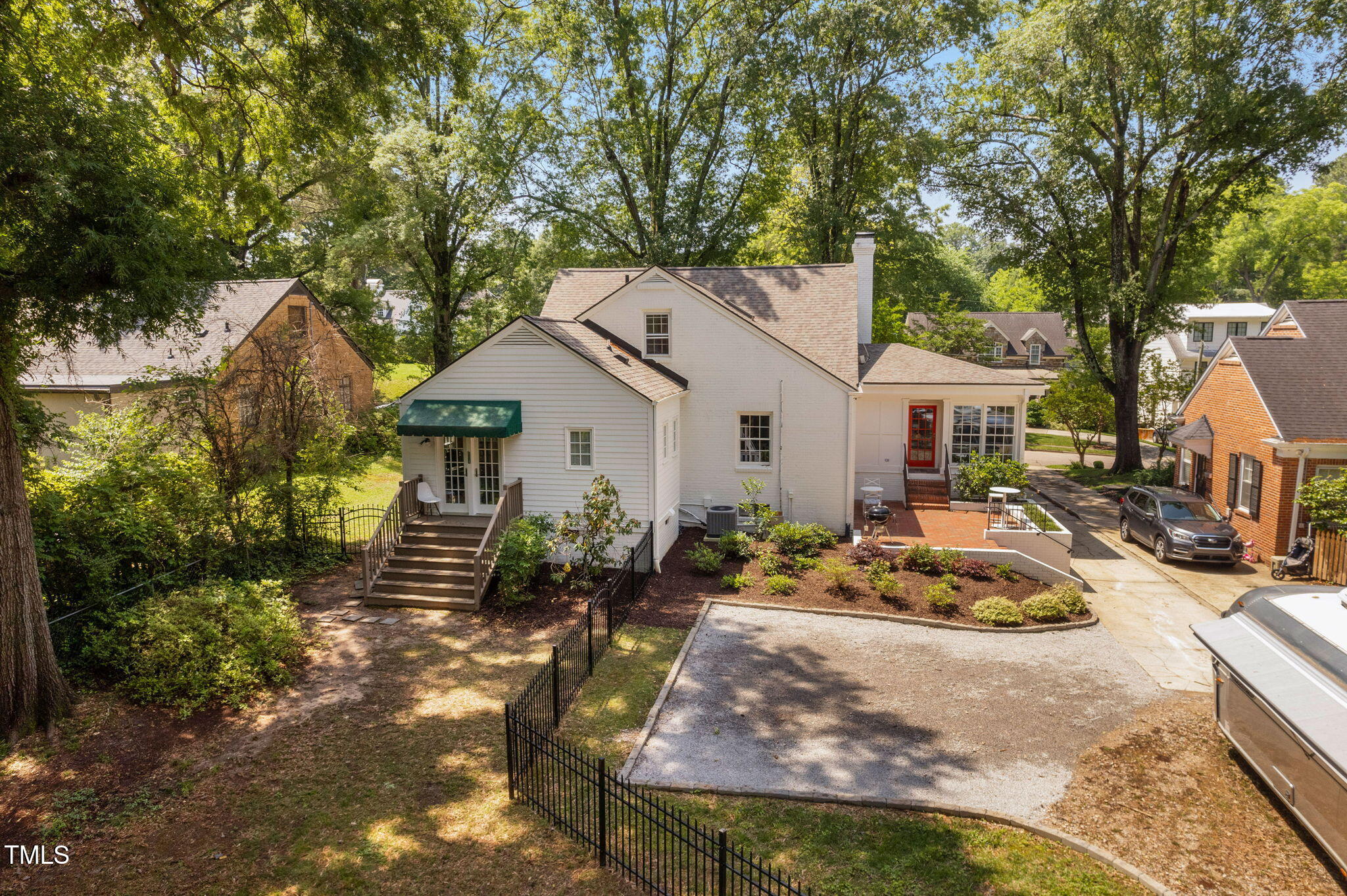 3210 Merriman Avenue Raleigh, NC 27607 - Photo 34 of 43 a front view of a house with garden