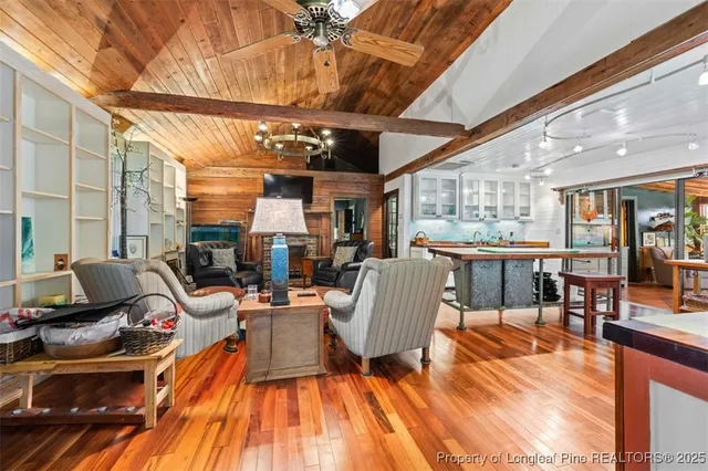 a view of a hallway with washer and dryer