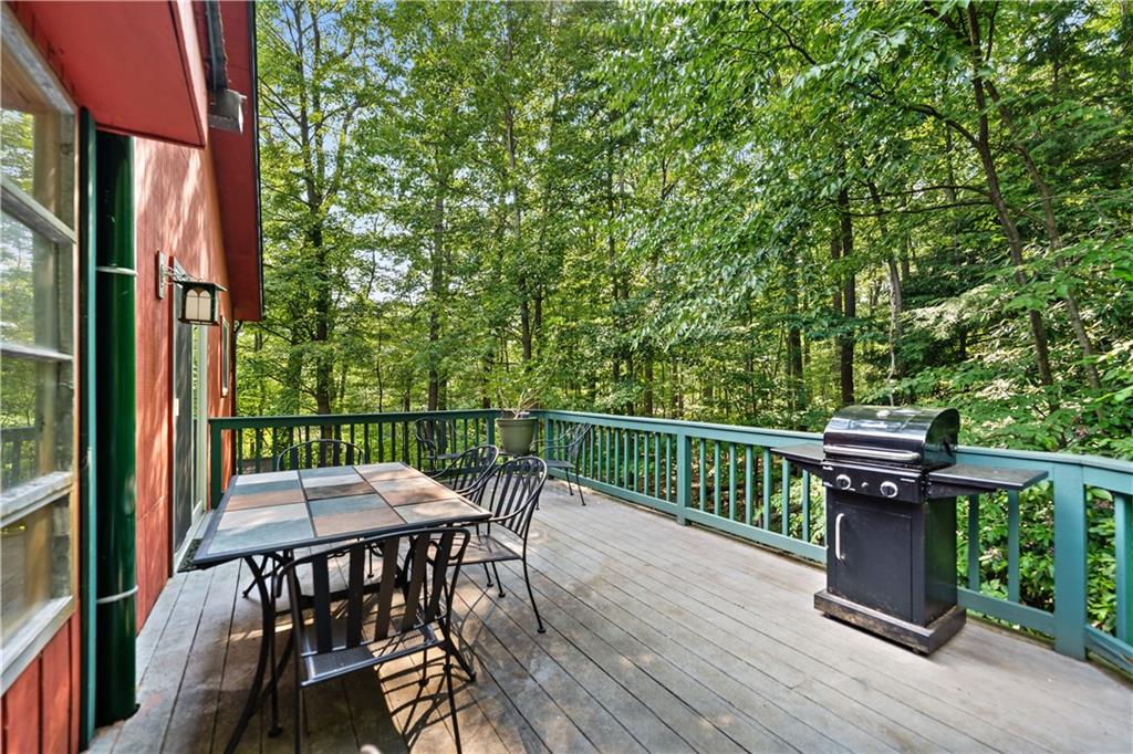 67 Spruce Peak Road Acme, PA 15610 - Photo 32 of 38 a view of a balcony with furniture