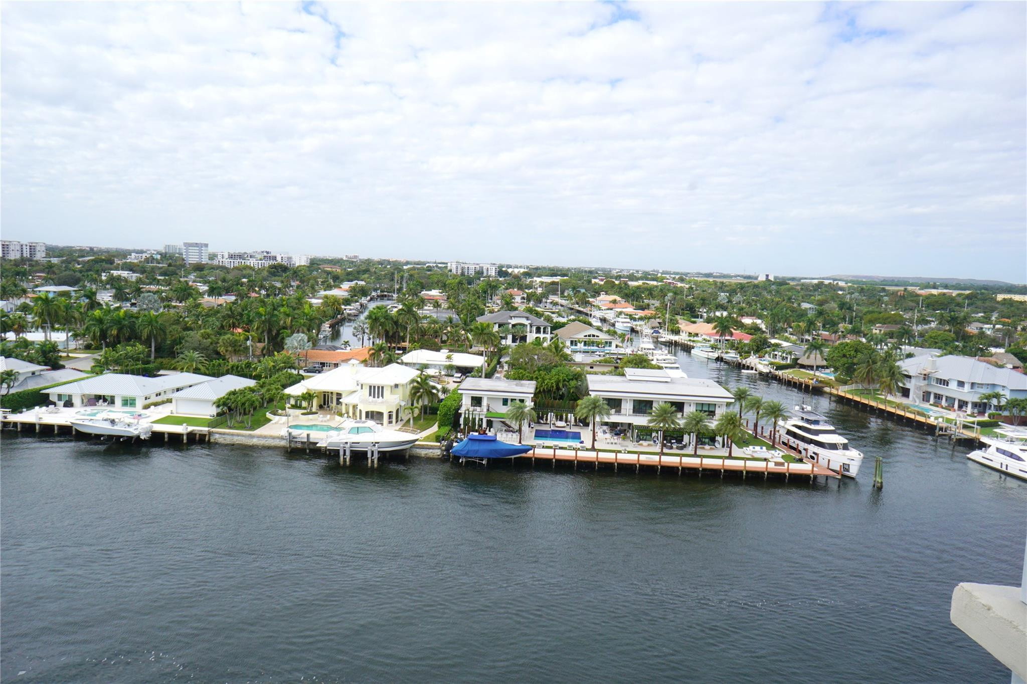 303 North Riverside Drive, Unit PH4 Pompano Beach, FL 33062 - Photo 14 of 52 an aerial view of a residential houses with outdoor space