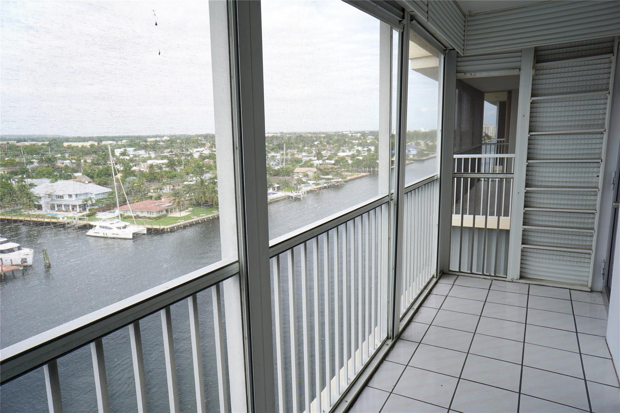 303 North Riverside Drive, Unit PH4 Pompano Beach, FL 33062 - Photo 17 of 52 a view of a balcony with furniture
