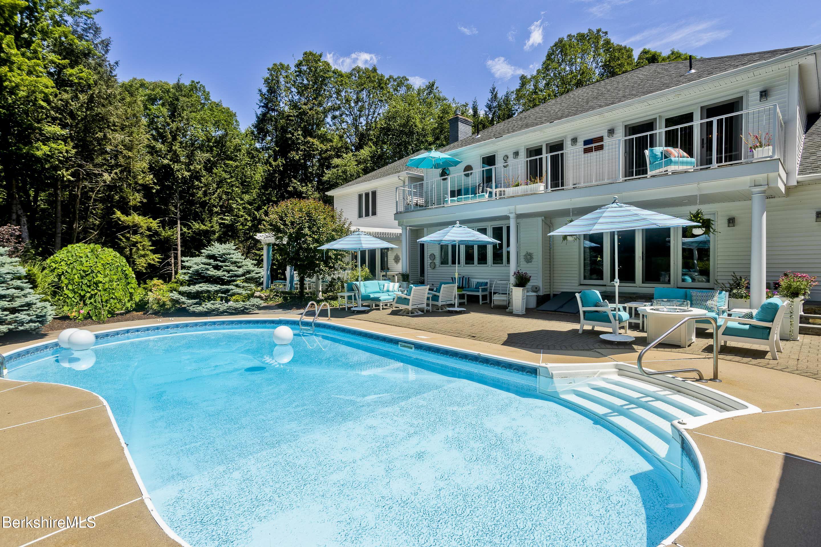 183 Loomis Ridge Road Westfield, MA 01085 - Photo 34 of 39 a view of a house with swimming pool and sitting area