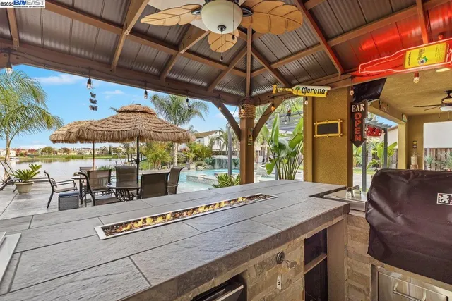 a view of outdoor space with seating area