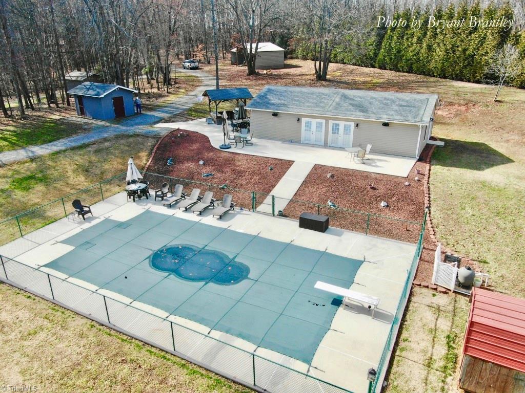 482 Nurse Road Ararat, NC 27007 - Photo 4 of 30 Salt water pool just below the quest house
