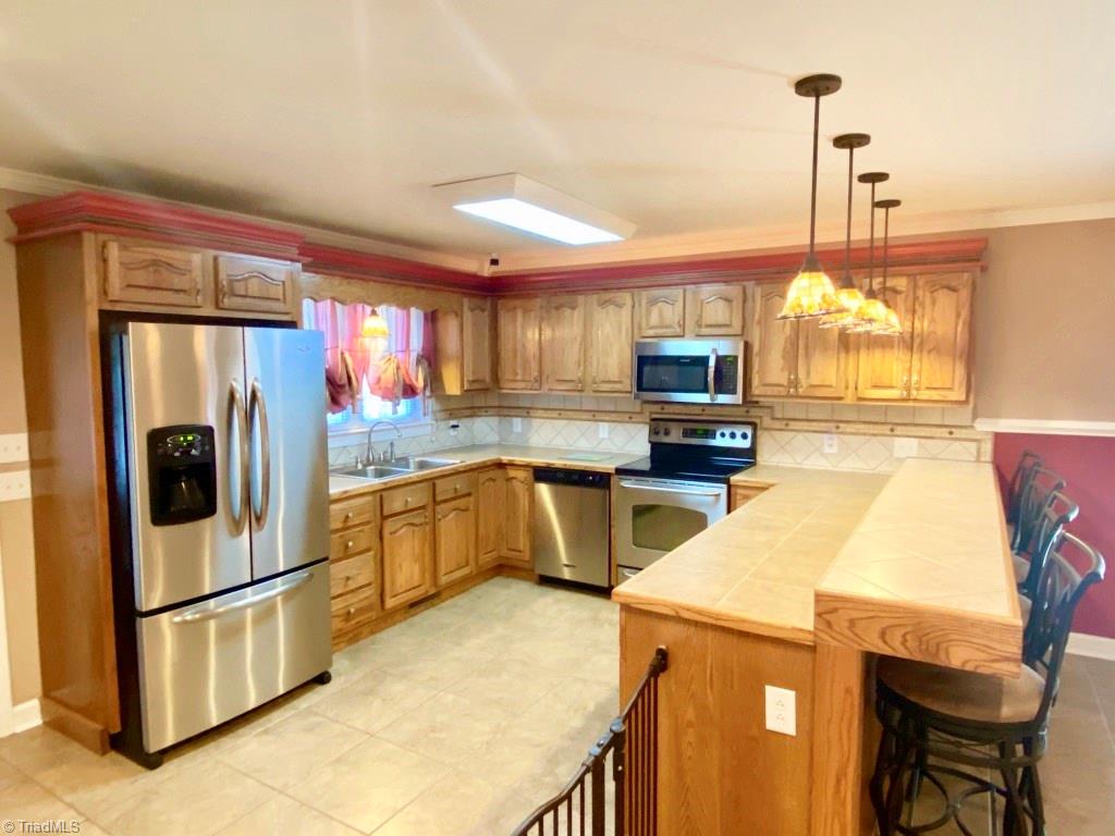 482 Nurse Road Ararat, NC 27007 - Photo 9 of 30 Main level Kitchen, 1 of 3 Kitchens on the property.