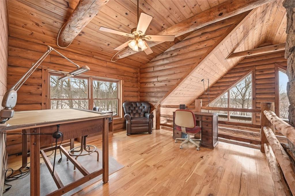 70 Economy Grade Road Coraopolis, PA 15108 - Photo 27 of 45 a view of a room with stairs wooden floor and windows