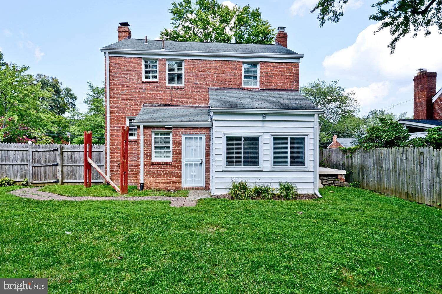 9004 Linton Street Silver Spring, MD 20901 - Photo 56 of 59 Exterior Rear with Exit to Backyard