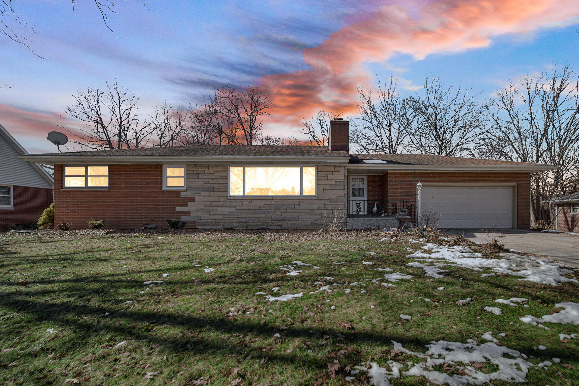 612 Almond Street Northwest De Motte, IN 46310 - Photo 27 of 27 a house view with a backyard space