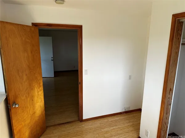 a view of a closet area