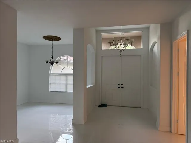 a view of a livingroom with a window