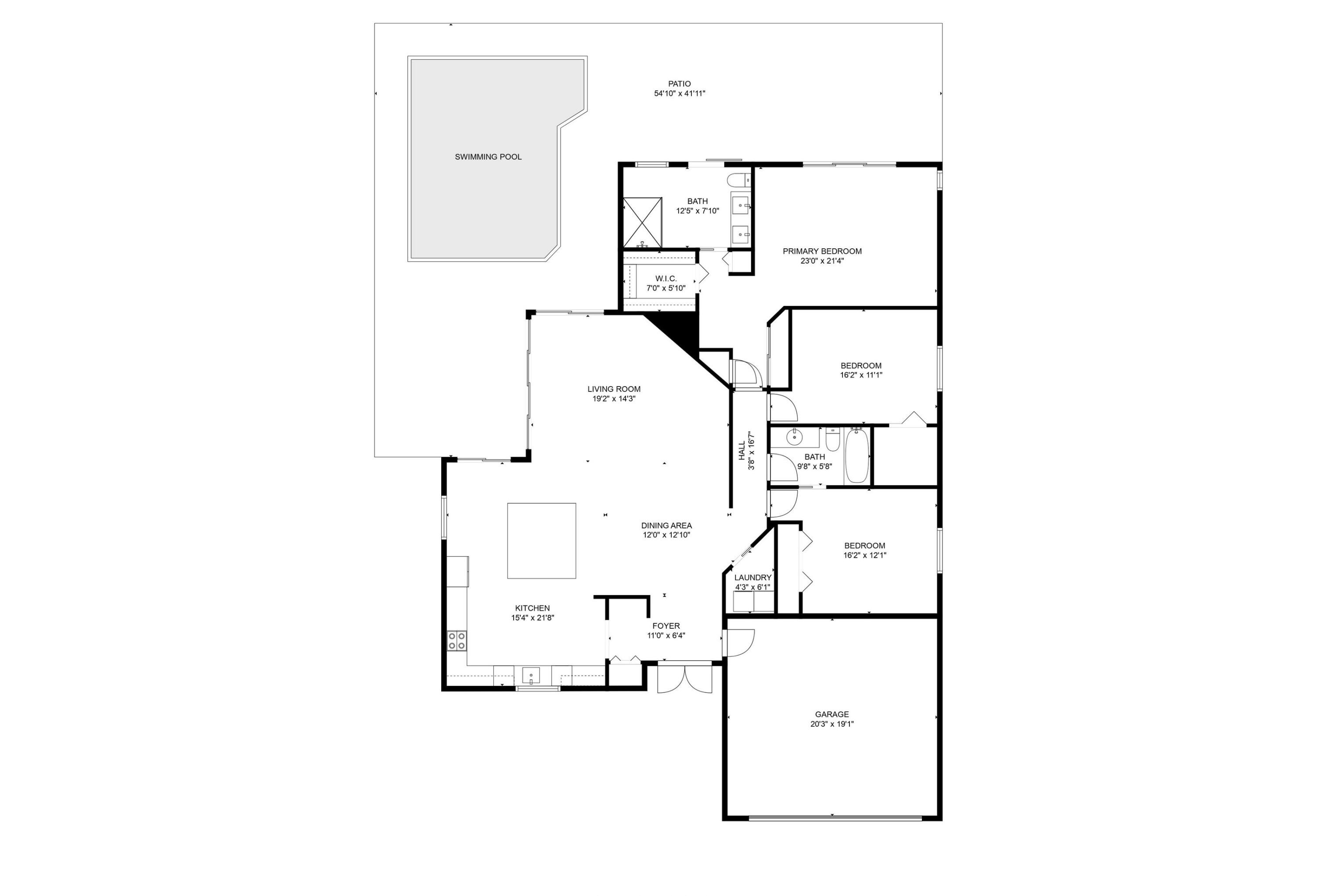 6973 Northwest 3rd Avenue Boca Raton, FL 33487 - Photo 37 of 37 Floor Plan