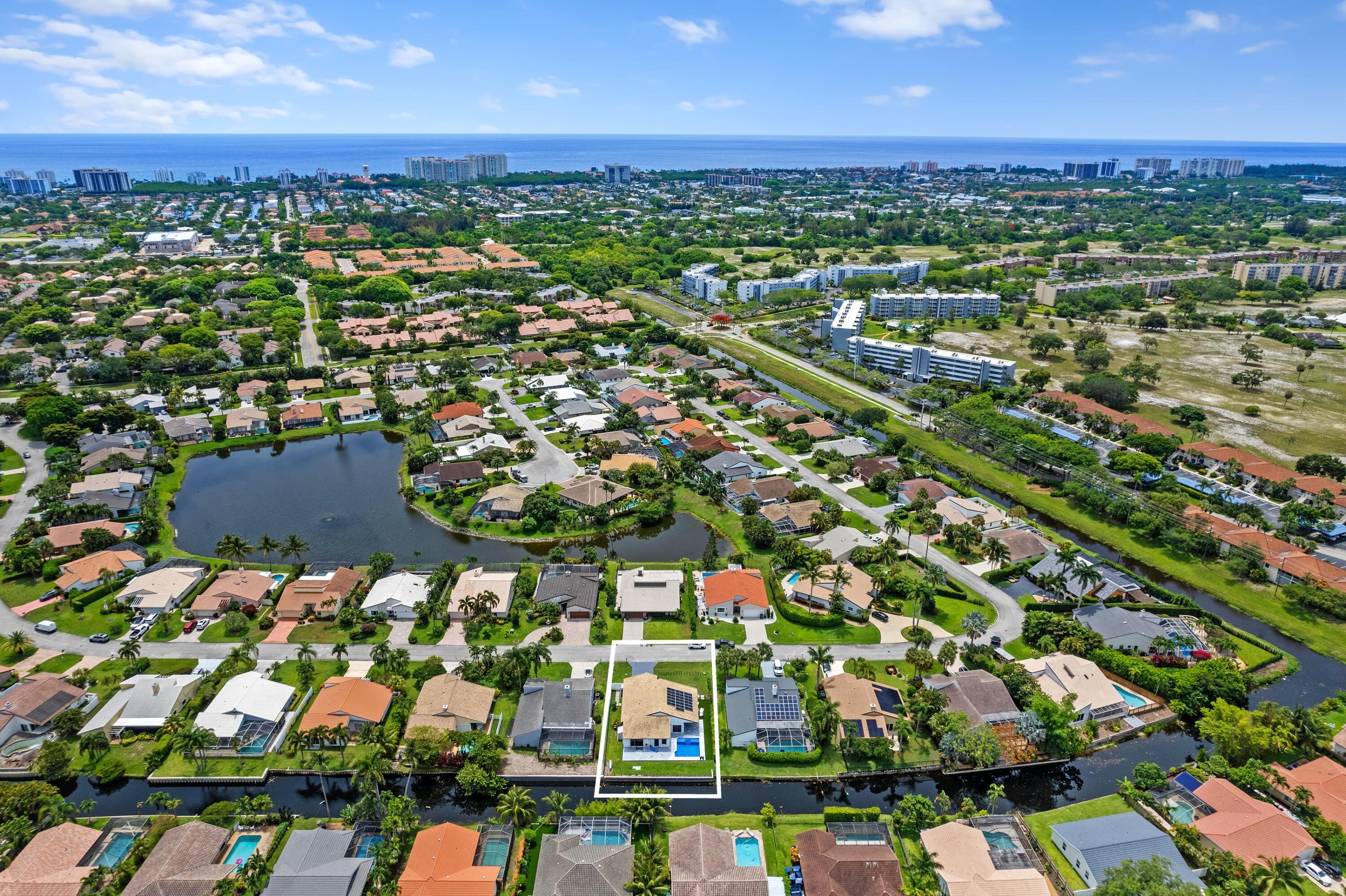 6973 Northwest 3rd Avenue Boca Raton, FL 33487 - Photo 24 of 37 Aerial Ocean View