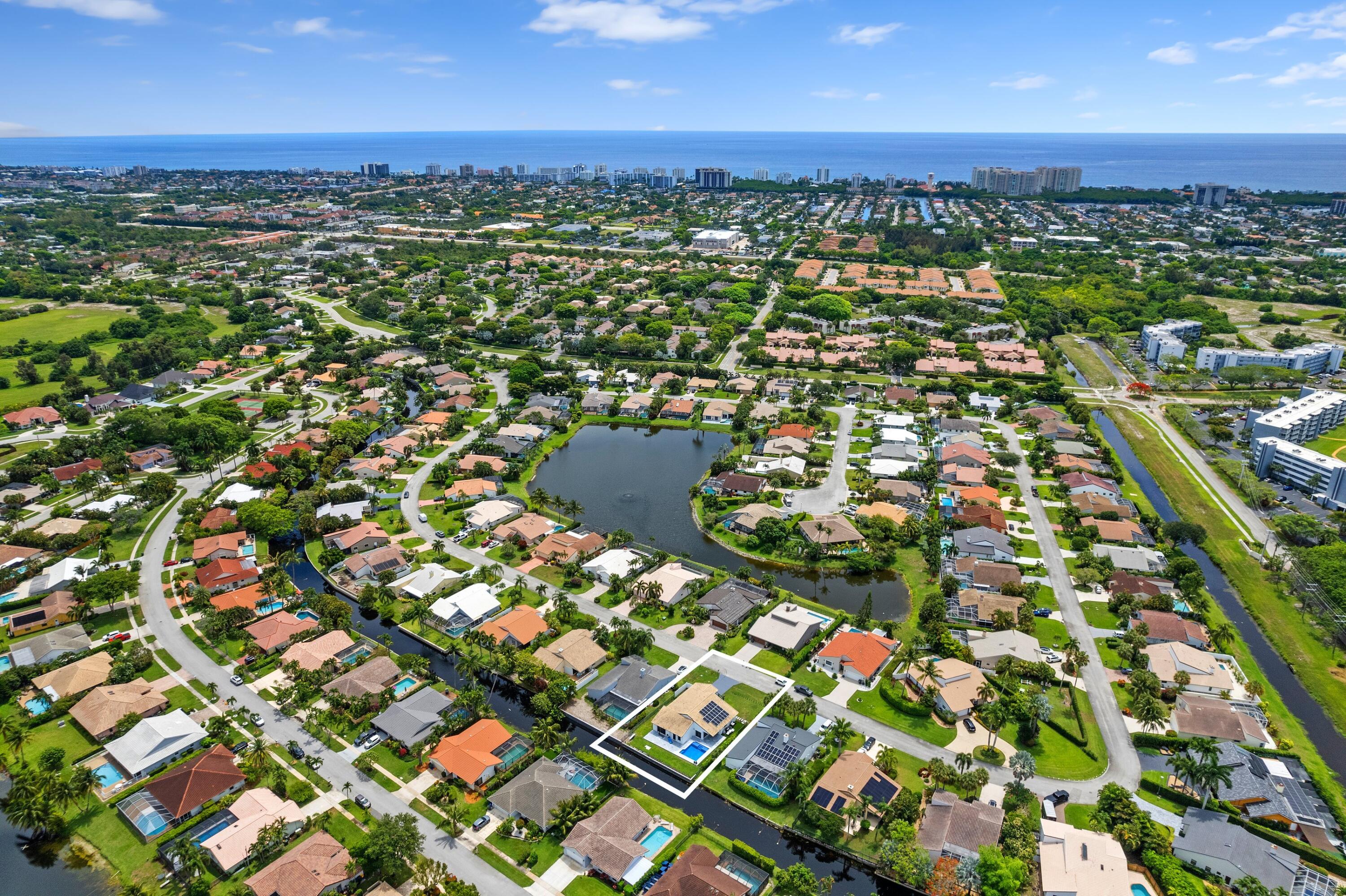 6973 Northwest 3rd Avenue Boca Raton, FL 33487 - Photo 25 of 37 Aerial Neighborhood View