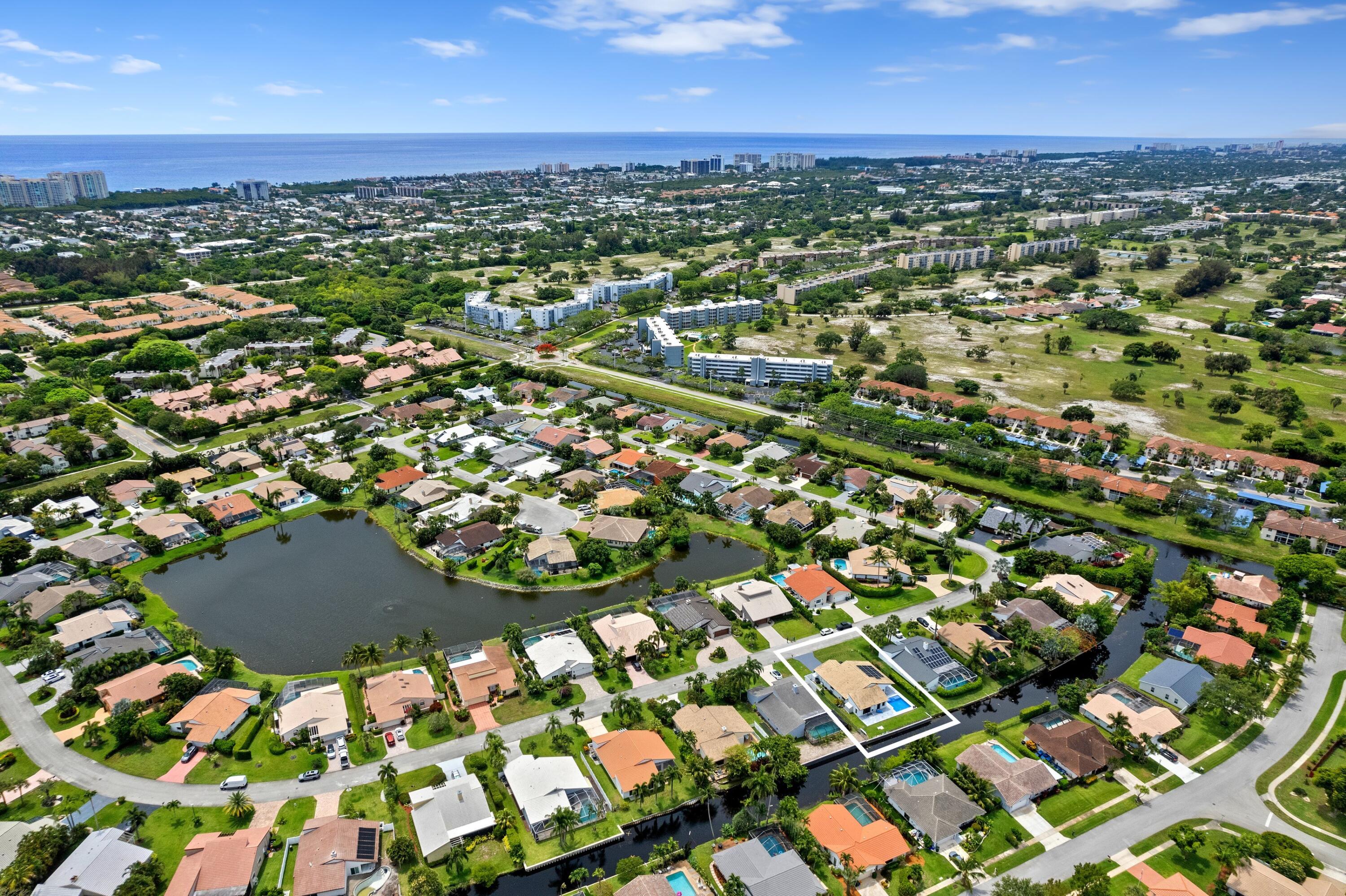 6973 Northwest 3rd Avenue Boca Raton, FL 33487 - Photo 26 of 37 Aerial Neighborhood View