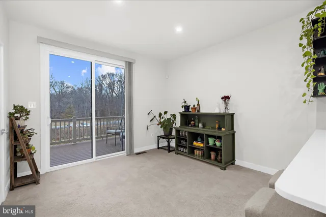 a view of a room with furniture window and outside view