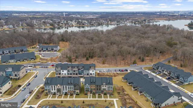 an aerial view of a house with balcony