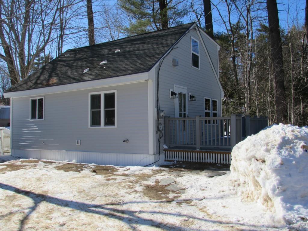 Updated exterior has new siding and...