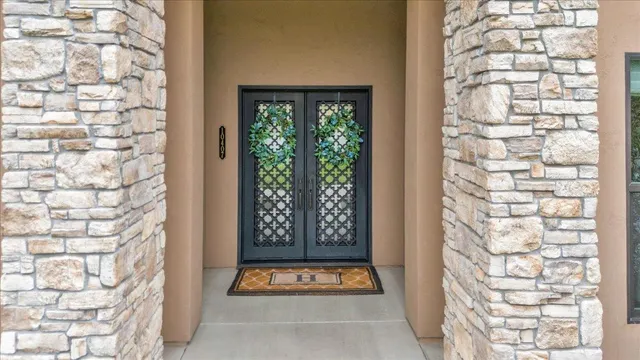 a view of kitchen with sink and wooden floor
