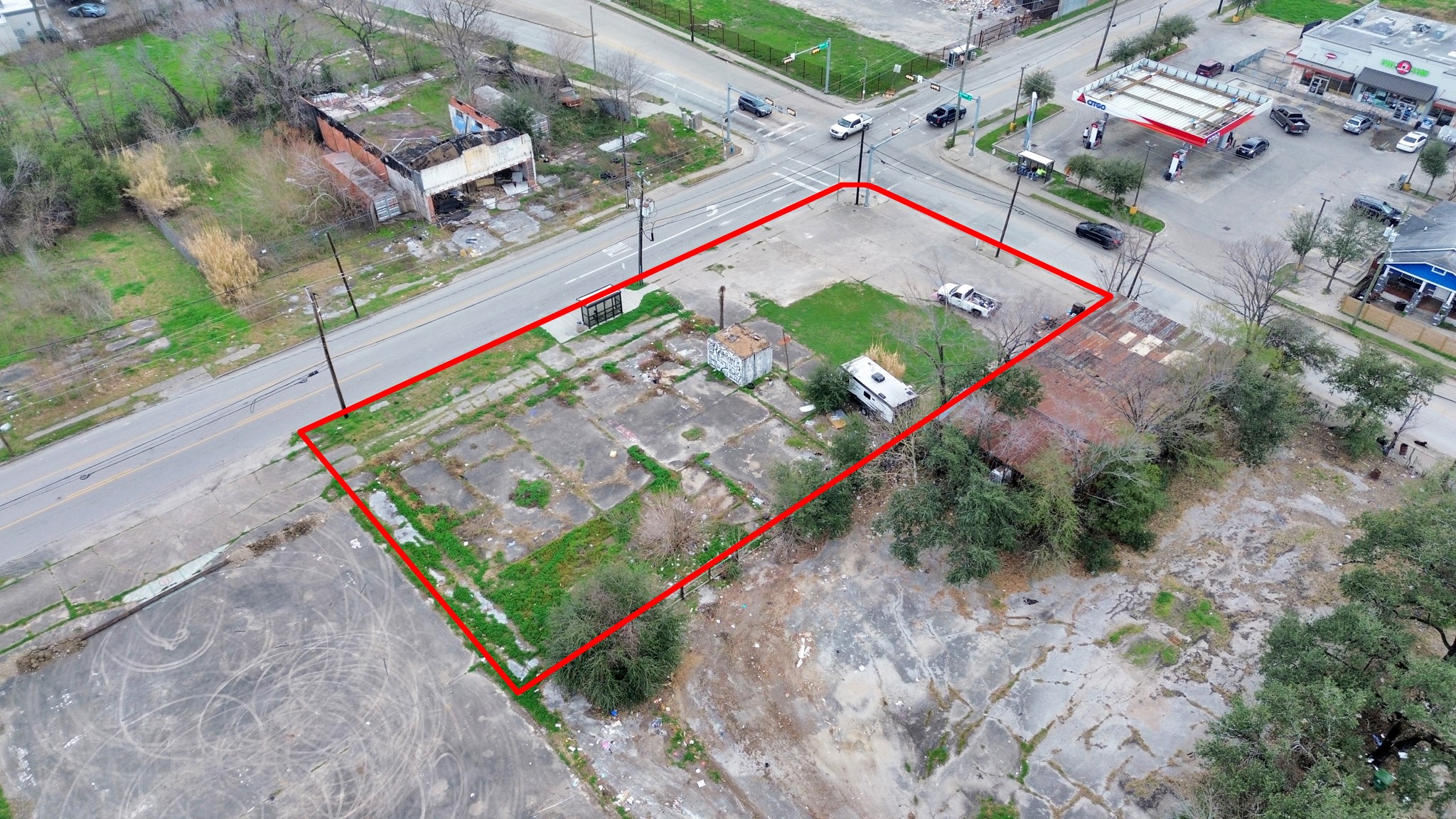 2401 Jensen Drive Houston, TX 77026 - Photo 12 of 22 an aerial view of a tennis ground